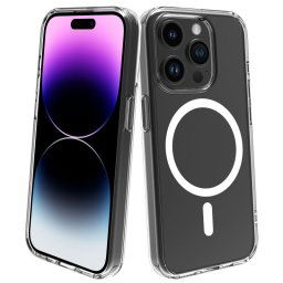 Muvit Funda Recycletek Magsafe Transparente para iPhone 15 Pro