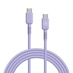 Muvit For Change Cable USB-C a USB-C 3A/60W 1.2m Lavanda