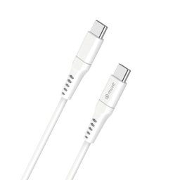 Muvit For Change Cable USB-C a USB-C 3A/60W 3m Blanco
