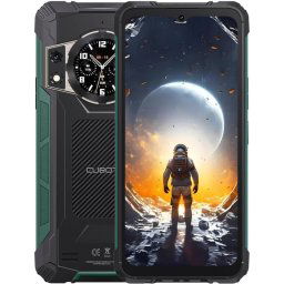 Cubot KingKong Ace 2 6GB/128GB 5100mAh NFC 90Hz Android 14 Dual SIM Negro/Verde