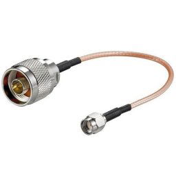 Adaptador de cable coaxial Goobay 51689 SMA Hembra a N Macho RG316 15cm SPC