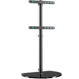 Onkron Soporte Tv Pie De 30 A 60 Pulgadas, Pie Television Universal Con Peso De Hasta 41 Kg, Vesa 100x100 - 400x400 Mm, Soporte Para Televisión, Base Para Tv Giratorio, Color Negro Ts5060-b