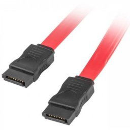 Lanberg Cable SATA III 6Gb/s 50cm Rojo