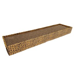 Tabla rascador Croci Home Decor Leopard - 48 x 12,5 x 5 cm (L x An x Al)