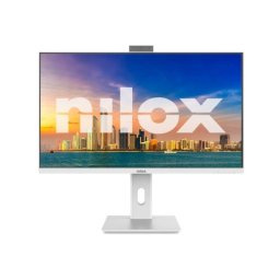 Monitor Nilox NXM24RWEB02W 24" Full HD 120Hz IPS Blanco Altavoces y Cámara Integrados Pivot VESA