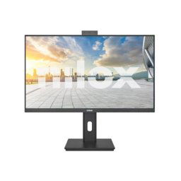 Monitor Nilox NXM24RWEB0265 24" Full HD 120Hz IPS LED Altavoces Cámara VESA Ajuste altura Negro