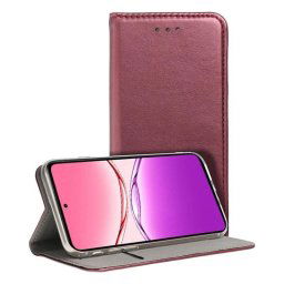 Funda Flip Cover COOL OPPO A5 4G / A5 5G Polipiel TPU protección total Burgundy