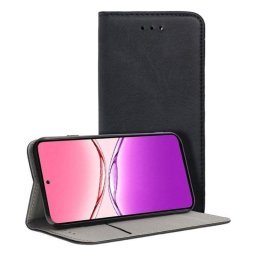 Funda Flip Cover COOL OPPO A5 4G / A5 5G / A5m Polipiel Alta Resistencia TPU Libro Negra