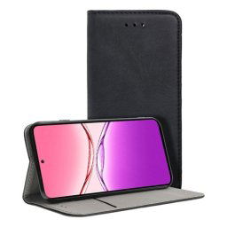 Funda Flip Cover COOL OPPO A5 4G / A5 5G Polipiel Alta Resistencia TPU Libro Negra