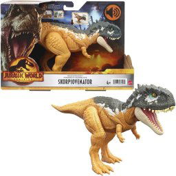 Mattel Jurassic World Dinosaurio de Juguete Skorpiovenator Ruge y Ataca