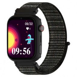 DCU Tecnologic Kids Pro Reloj Smartwatch Infantil Android Negro con Correa Tela Negra