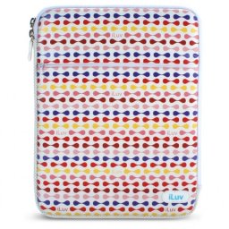 Iluv Festival Funda de Cuero Estampada para iPad 1/2/3 10.1