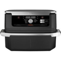 Ninja Freidora de aire sin aceite AF500EU compartimento extragade Foodi Max 10,4L. Negro