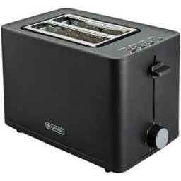 Bourgini Tostador con 2 ranuras y accesorio para sandwichera. Negro