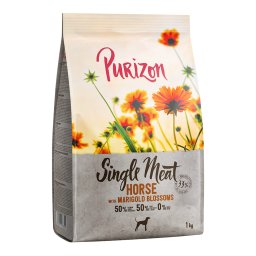 Purizon Single Meat Adult caballo con boniato y flores de caléndula - 1 kg