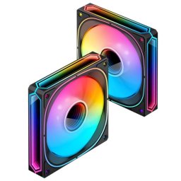 Ventilador Jonsbo FR-505B 120mm RGB 1800RPM 30dB Negro Blanco 1 Unidad