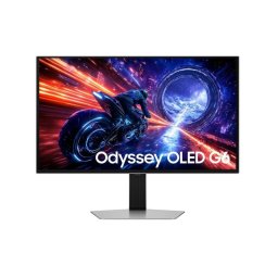 Samsung Odyssey G6 27" QHD 500Hz OLED G-Sync FreeSync CoreSync CoreLighting+ Plata