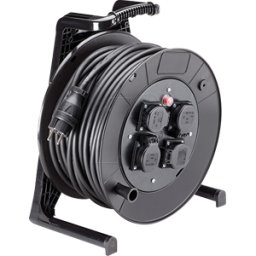 BACHMANN BACH 399.004 - Contacto de puesta a tierra de carrete de cable, CEE 7/3, tipo F