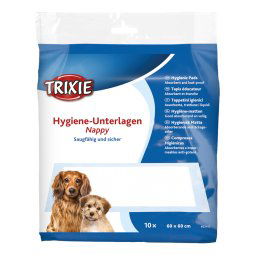 Empapadores para perros Trixie Nappy - 60 x 60 (L x An) - 10 uds.