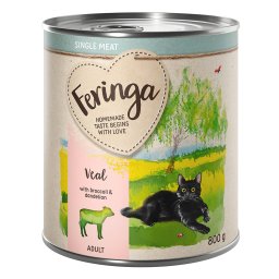 Feringa Single Meat Menu 6 x 800 g - Ternera con brócoli y diente de león