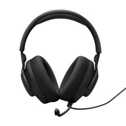 Auriculares JBL con cable Quantum 100M2 sonido envolvente, micrófono desmontable y negro