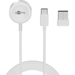 GOOBAY 65343 - Cable de carga USB para Apple Watch, 1 m, magnético