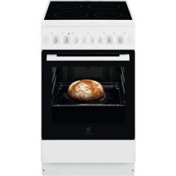 Electrolux Cocina compacta placa vitrocerámica con 4 zonas y horno eléctrico -. Blanco / Inox