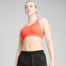 Puma Sujetador deportivo de mujer 4KEEPS RUN BRA . Naranja L