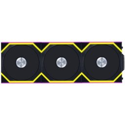 Ventilador Lian Li UNI FAN SL Wireless 120 Reverse Blade 12cm Negro RGB Pack 3