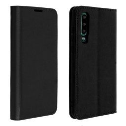 Avizar Funda Cartera de Cuero Negra para Huawei P30