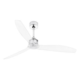 Faro Just Fan Ventilador de Techo con Mando 32W Cromo