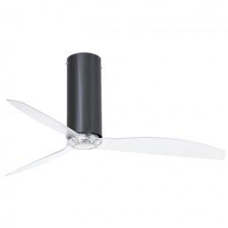 Faro Tube Fan Ventilador de Techo con Mando a Distancia 32W Negro
