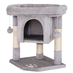 Rascador Lionto para gatos, 60 cm - gris claro