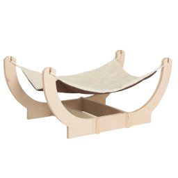 Hamaca Natural Paradise Iris L para mascotas - L: 79,7 x 41 x 34,2 cm (L x An x Al)
