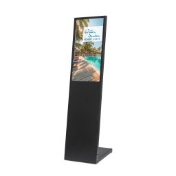 Totem digital desmontable en forma de L con Monitor Samsung 32