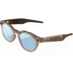 OAKLEY META "Gafas de sol inteligentes Oakley Meta HSTN, Montura marrón ahumado, lentes Prizm azules polarizadas". Marrón claro