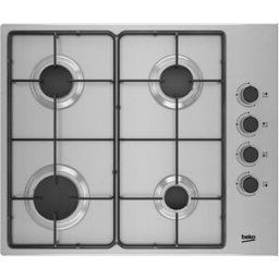 Beko Placa gas 4 quemadores - HIGG 64103 SXN. Inox