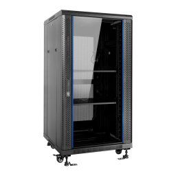 Aiten Data Armario Rack Suelo 19" 22U 600 x 600 x 1175 mm Montado con Accesorios