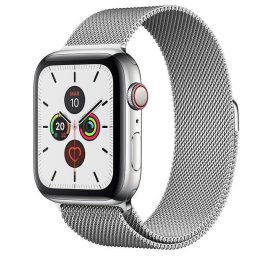 Devia Elegant Milanese Loop Correa Plata para Apple Watch 42/44mm