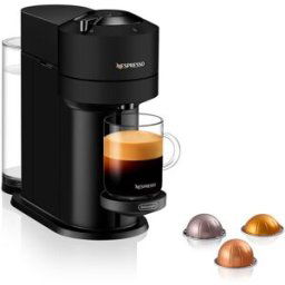DeLonghi De'Longhi - Cafetera de cápsulas Nespresso De'Longhi Vertuo Next para cápsulas Nespresso Vertuo. Negro