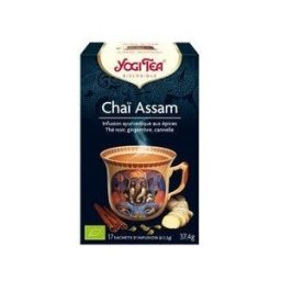 YOGI TEA Infusión de Té Yogi Bio Chai Negro 17 sobres 37,4g