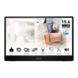 Monitor Portátil MSI PRO MP161DE 15.6" IPS FullHD 60Hz Altavoces USB-C