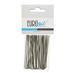Eurostil Cabello Horquillas Para Moño 65mm Bronce 20un