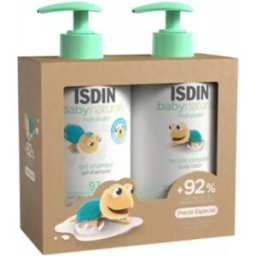 ISDIN Pack Baby Naturals Gel Champú + Loción Corporal