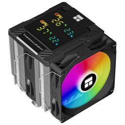 Refrigeracion Aire Thermalright Socket LGA1700 LGA1851 AM5 120mm Peerless Assassin 120 Digital ARGB BLACK Pantalla Digital