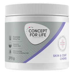 Concept for Life Skin & Coat suplementos masticables - 270 g