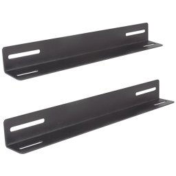 Aiten Data Juego de 2 Guías Laterales Fijas de Soporte para Armario Rack 19" 450 mm