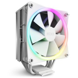 Refrigerador de CPU NZXT T120 RGB Blanco 120mm 1800 RPM PWM Multi LED 4 Heatpipes