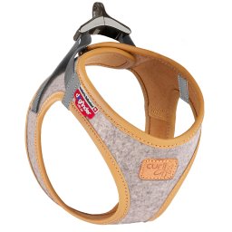 Arnés Curli Vest Alpine Clasp, gris claro - Talla S: perímetro torácico 38,3 - 43,3 cm
