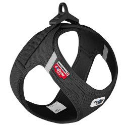 Arnés Curli Vest Clasp Air-Mesh negro para perros - Talla XL: 55,5 - 62,7 cm de pecho